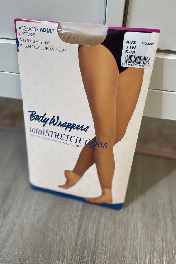 Adult TotalSTRETCH Seamless Footless Dance Tights Jazzy Tan The Dance Shop Long Island