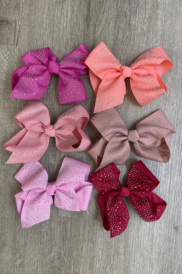 6 inch sparkle hair bows at The Dance Shop Long Island