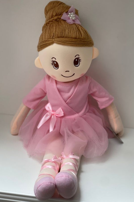 22 inch ballerina doll in ballet pink at The Dance Shop Long Island