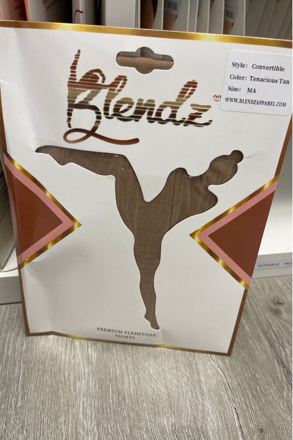 Blendz Convertible Fleshtone Tights in Tenacious Tan at The Dance Shop Long Island