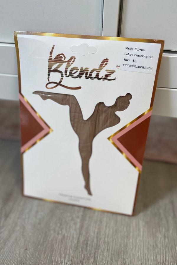 Blendz Stirrup Dance Tights in Tenacious Tan at The Dance Shop Long Island