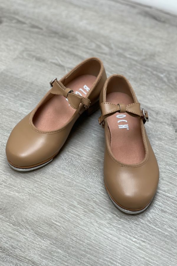 Bloch Children's Merry Jane Buckle Tap Shoes in Bloch Tan Style S0352G at The Dance Shop Long Island