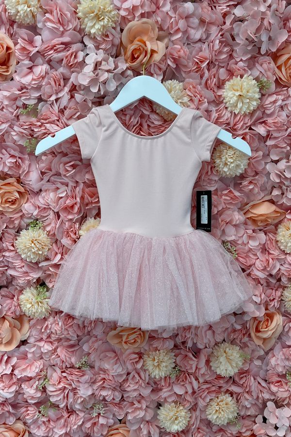 Bloch Girls Cap Sleeve Tutu Dress in Candy Pink Style CL1022 at The Dance Shop Long Island