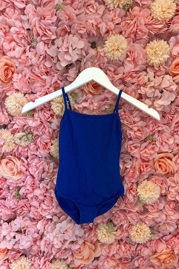 Mirella Girls Camisole Leotard in Royal Style M201C at The Dance Shop Long Island