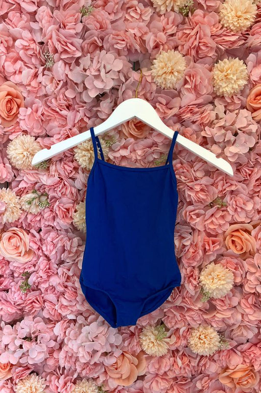 Mirella Girls Camisole Leotard in Royal Style M201C at The Dance Shop Long Island