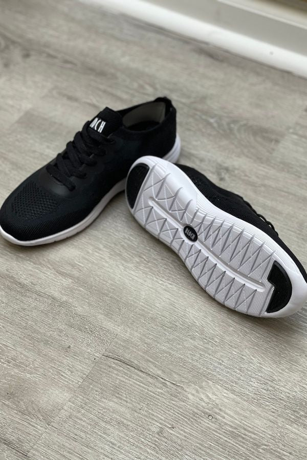 Bloch Omnia S0926L Black Lightweight Knitted Sneaker S0926L at The Dance Shop Long Island