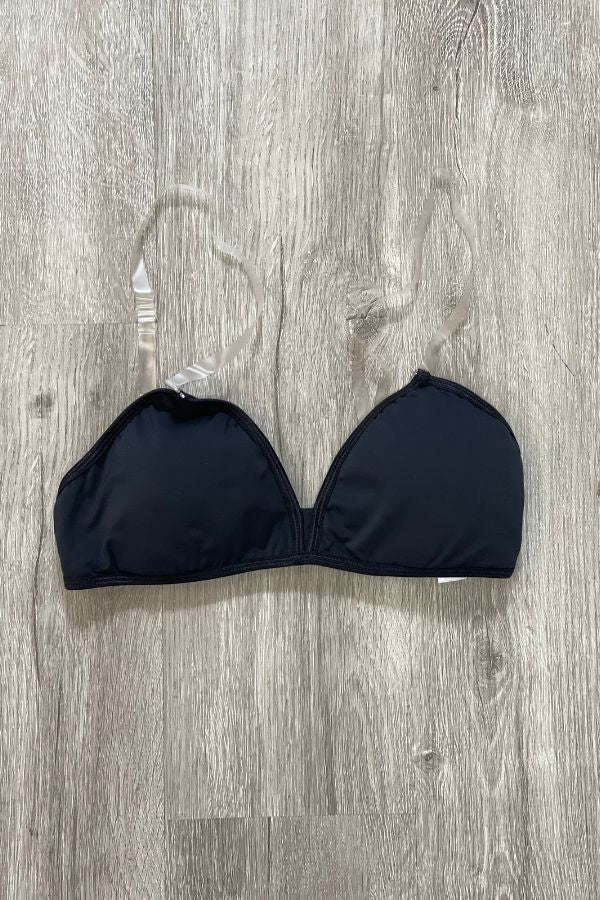 Body Wrappers Black Padded Deep Plunge Bra Style 287 at The Dance Shop Long Island