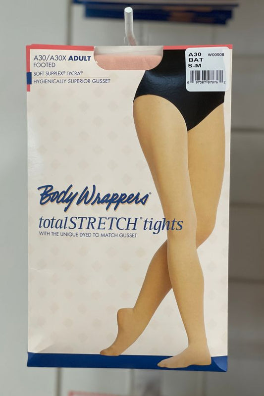 Body Wrappers Adult Footed Dance Tights A30 in Ballet Pink at The Dance Shop Long Island