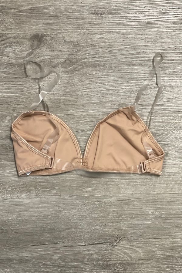 Body Wrappers Deep-V Plunge Bra in Nude Style 283 at The Dance Shop Long Island