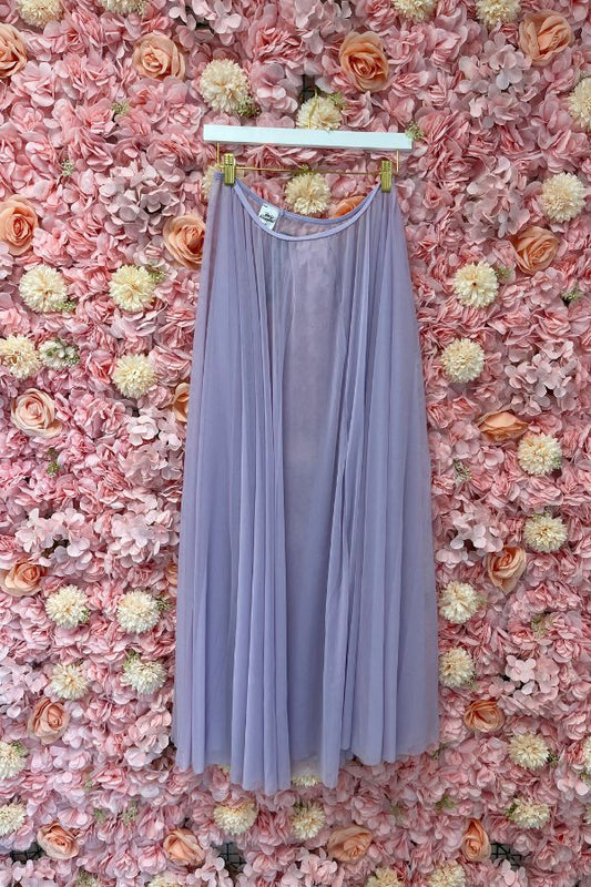 Body Wrappers Long Full Chiffon Skirt in Lilac Style 538XX at The Dance Shop Long Island