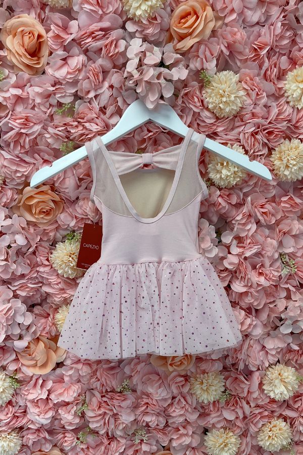 Capezio Girls Back Keyhole Tutu Dress in Pink Style 11728C at The Dance Shop Long Island