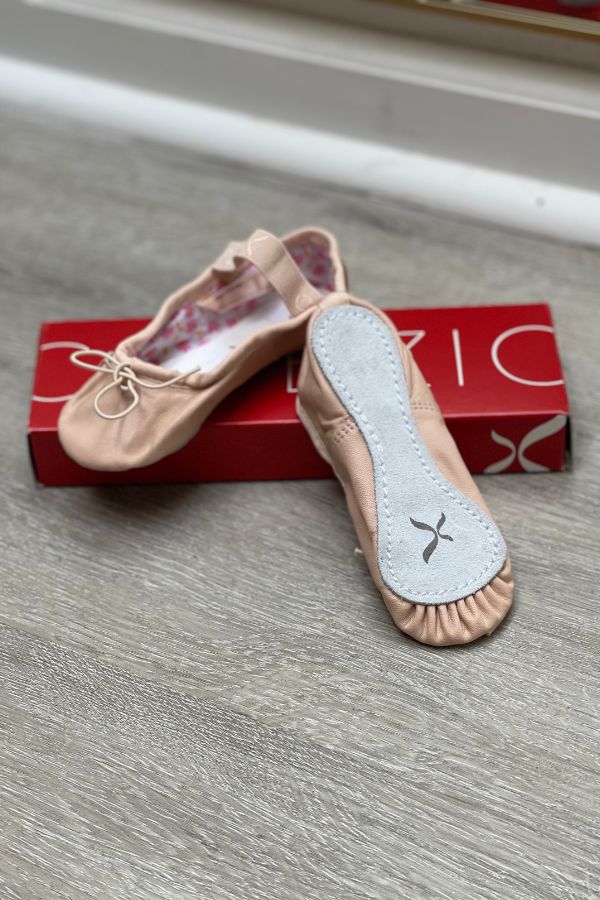 Capezio Daisy Leather Ballet Shoes in Ballet Pink at The Dance Shop Long Island