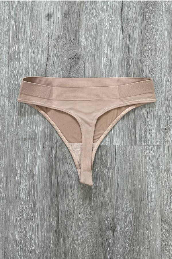 Capezio Seamless Low Rise Thong in Nude 3678 at The Dance Shop Long Island