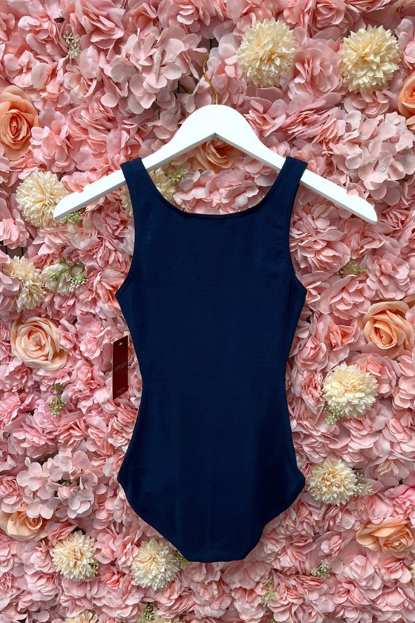 Capezio Adult High Neck Tank Leotard in Navy Style CC201 at The Dance Shop Long Island