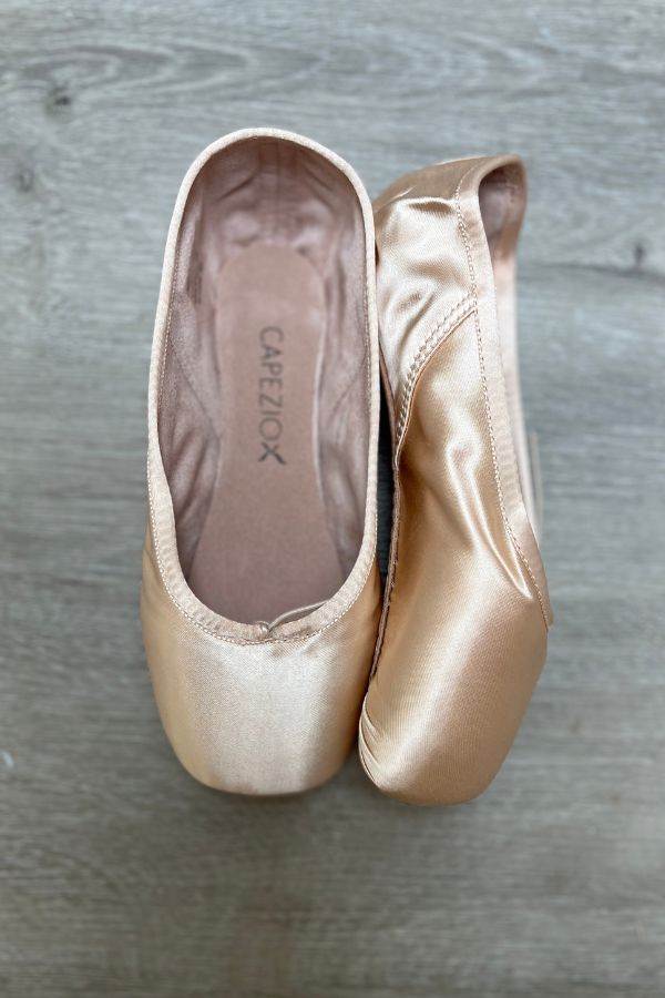 Capezio Ava Pointe Shoes in Petal Pink Style 1142W at The Dance Shop Long Island