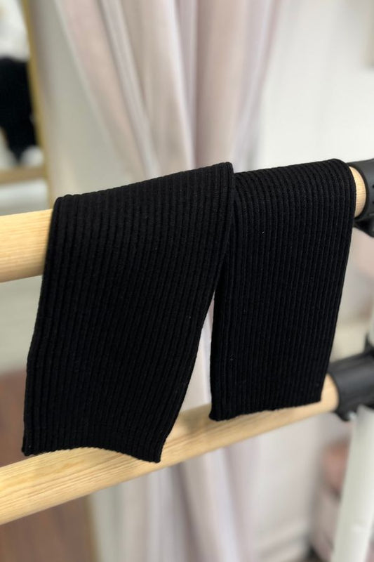 Capezio Children's 12 Inch Leg Warmers in Black Style CK10956C at The Dance Shop Long Island