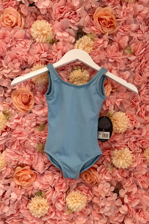 Capezio Children's Tank Leotard in Light Blue Style TB142C at The Dance Shop Long Island