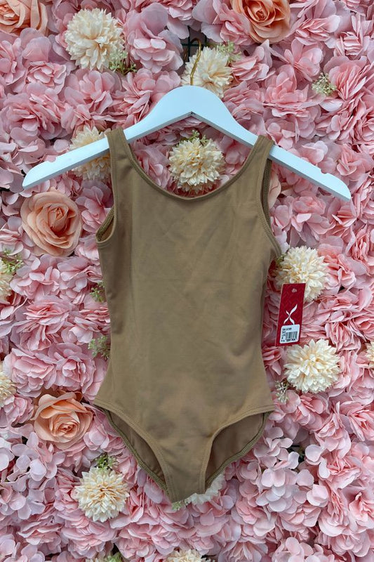 Capezio Children's Tank Leotard in Light Suntan Style TB142C at The Dance Shop Long Island