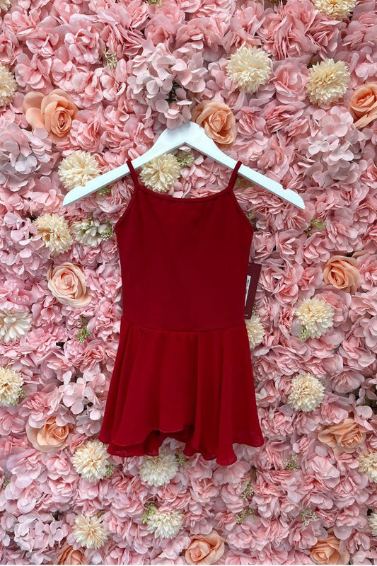 Children's Camisole Dance dress by Mirella in Garnet at The Dance Shop Long Island