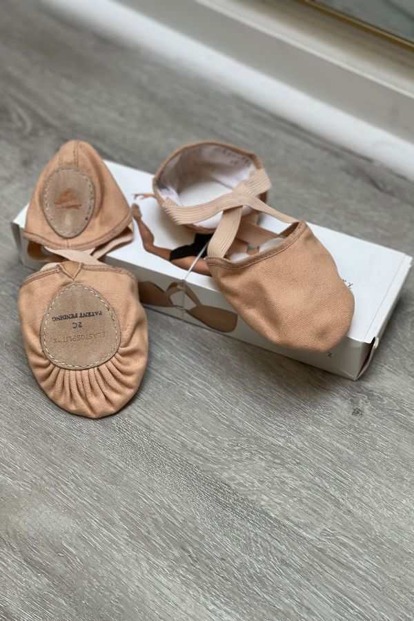 Elastosplit X Canvas Ballet Shoe Light Sand at The Dance Shop Long Island