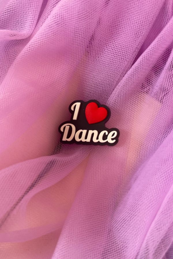 I Heart Dance Croc Shoe Charm at The Dance Shop Long Island