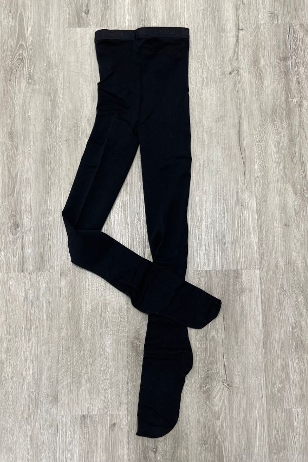 Mens Footed Dance Tights Back Seam Black Capezio MT11 The Dance Shop Long Island