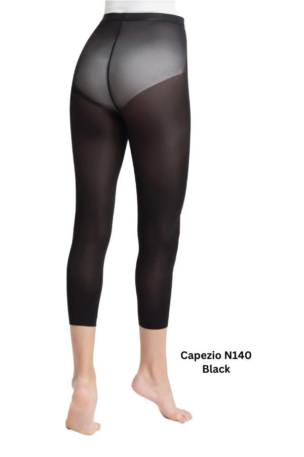 Capezio Hold & Stretch Footless Dance Tights in Black