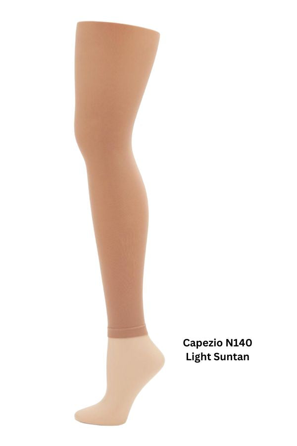Capezio Hold & Stretch Footless Dance Tights in Light Suntan