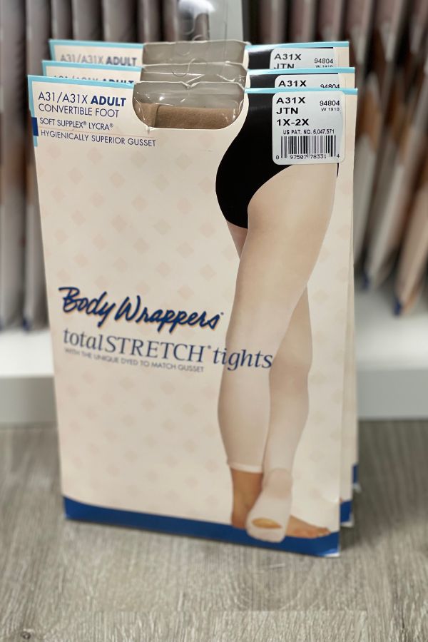 Plus Size TotalSTRETCH Convertible Dance Tights