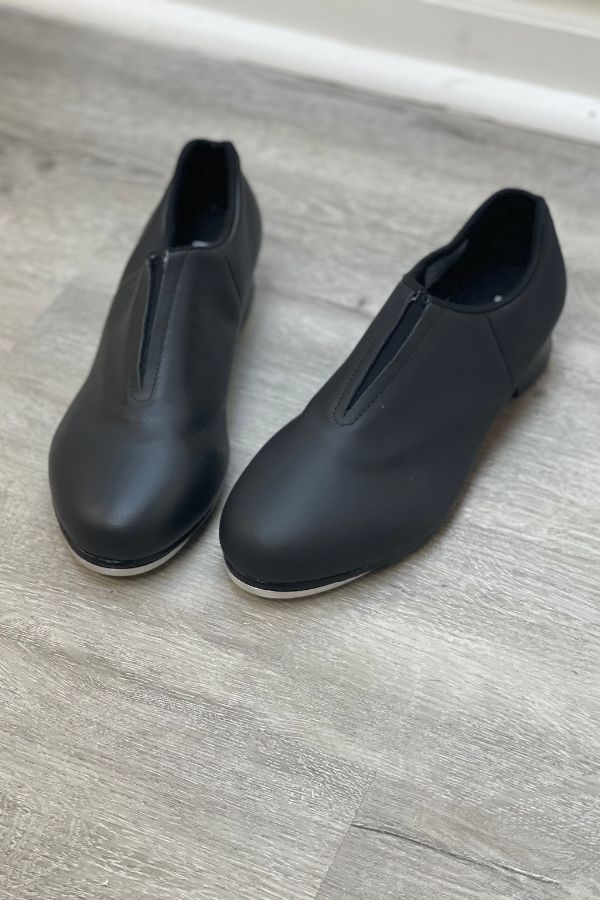 Bloch Tap Flex Slip On Tap Shoes in black at The Dance Shop Long Island